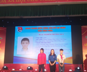 Học sinh có thành tích tiêu biểu