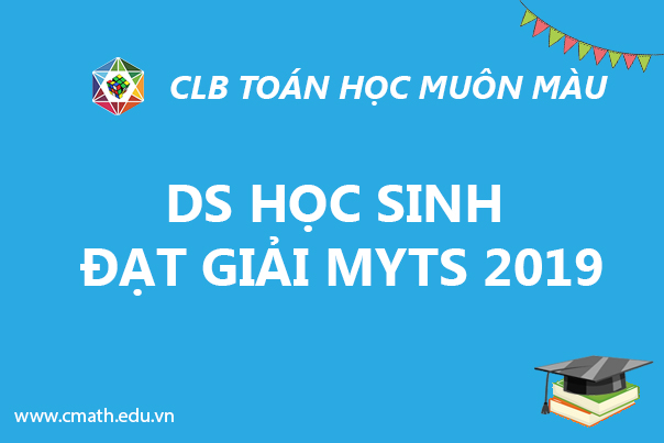 DS học sinh đạt giải MYTS 2019