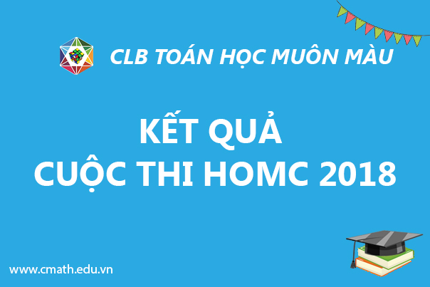 Kết quả cuộc thi HOMC – CLB CMath 2018