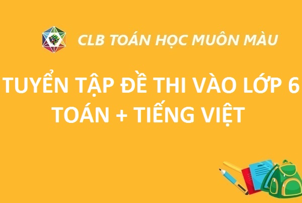 TUYỂN TẬP ĐỀ THI VÀO LỚP 6 TOÁN + TV CÁC TRƯỜNG