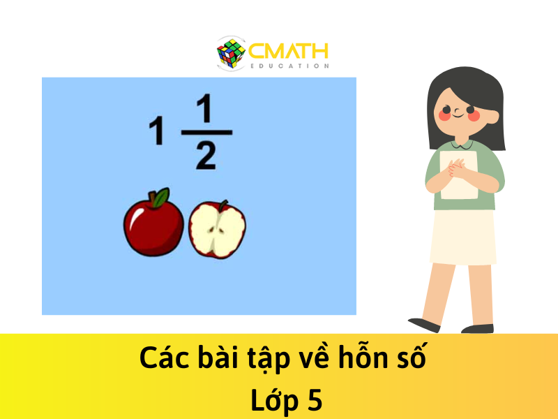 Các bài tập về hỗn số lớp 5 từ cơ bản đến nâng cao