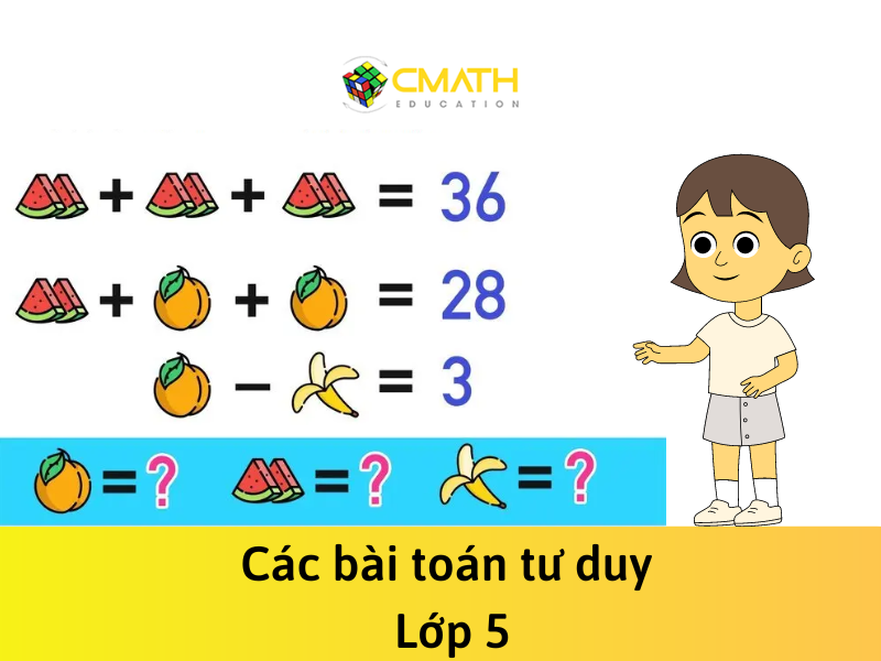 Tuyển tập các bài toán tư duy lớp 5 phù hợp cho trẻ