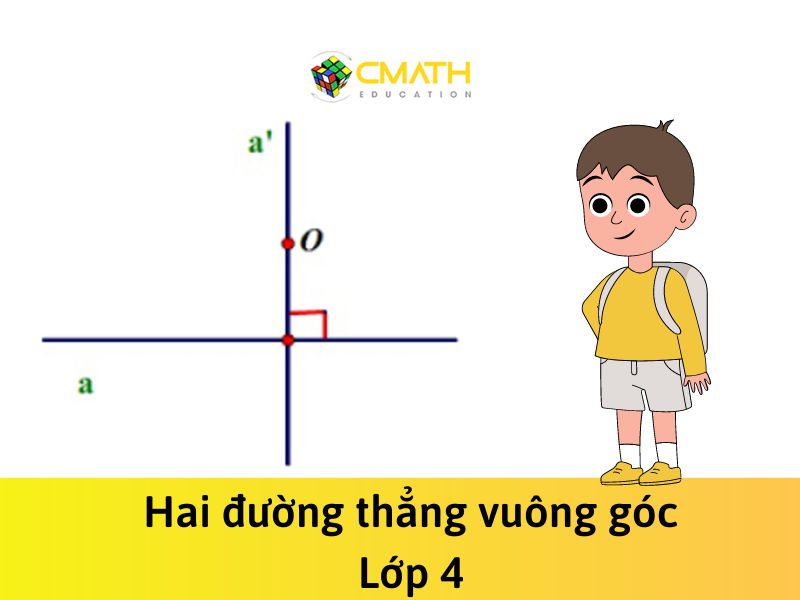 Hai đường thẳng vuông góc lớp 4 – Bài tập và lời giải