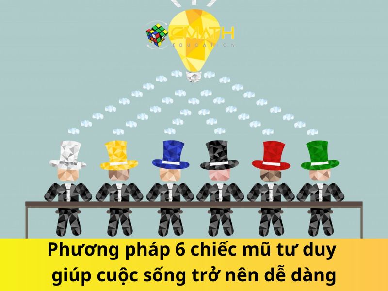 Phương pháp 6 chiếc mũ tư duy giúp cuộc sống trở nên dễ dàng