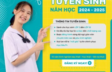 THÔNG BÁO CMATH EDUCATION TUYỂN SINH NĂM HỌC MỚI 2024 – 2025