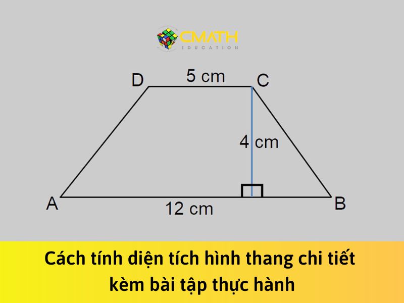 Cách tính diện tích hình thang chi tiết kèm bài tập thực hành