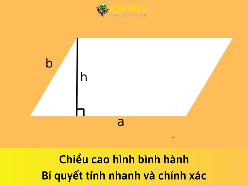 Chiều cao hình bình hành: Bí quyết tính nhanh và chính xác