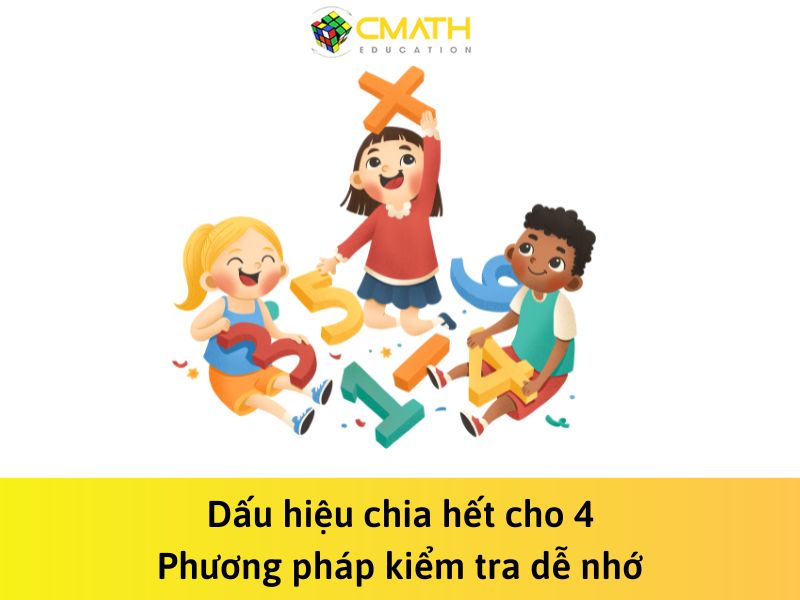 Dấu hiệu chia hết cho 4: Phương pháp kiểm tra dễ nhớ