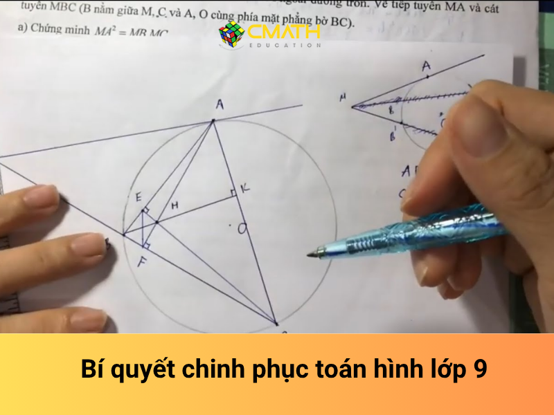 Bí quyết chinh phục toán hình lớp 9 – Bạn đã biết chưa?
