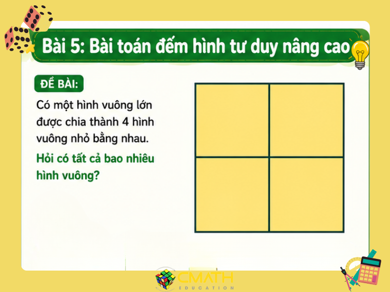 Bài toán đếm hình tư duy nâng cao