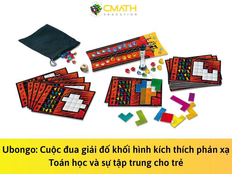Ubongo: Cuộc đua giải đố khối hình kích thích phản xạ Toán học