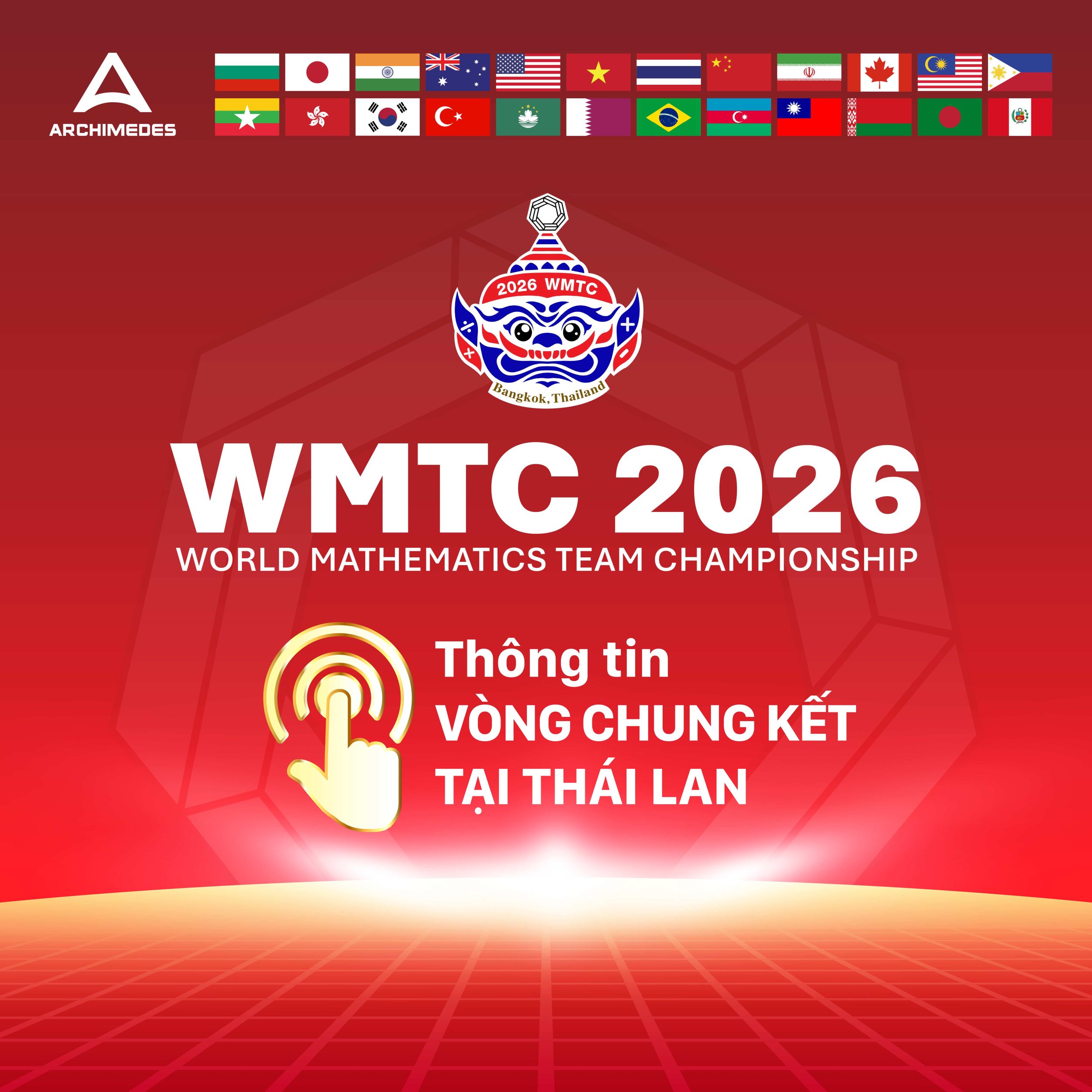 GẦN 500 THÍ SINH TRANH TÀI TẠI VÒNG QUỐC GIA WMTC 2026